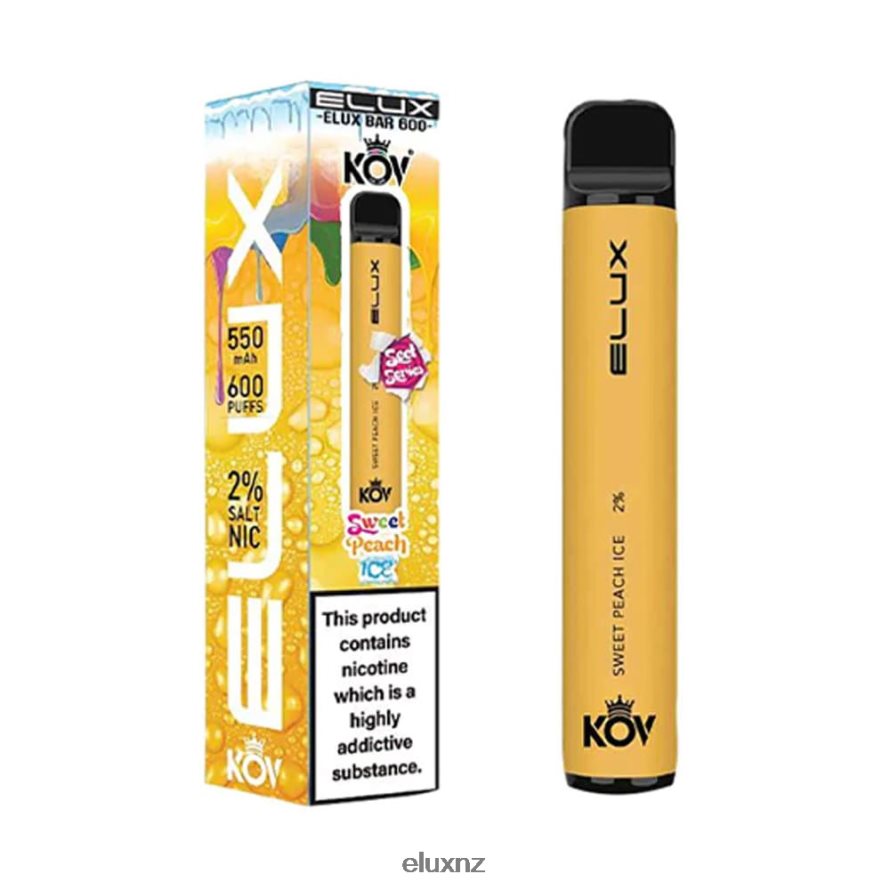 Elux Liquid Flavours - Elux Bar Sweet Series Disposable Vape Sweet Peach Ice TBNB84108