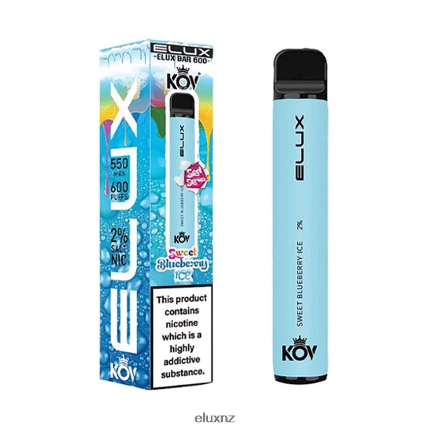 Elux Vape Flavours NZ - Elux Bar Sweet Series Disposable Vape Sweet Blueberry Ice TBNB84109