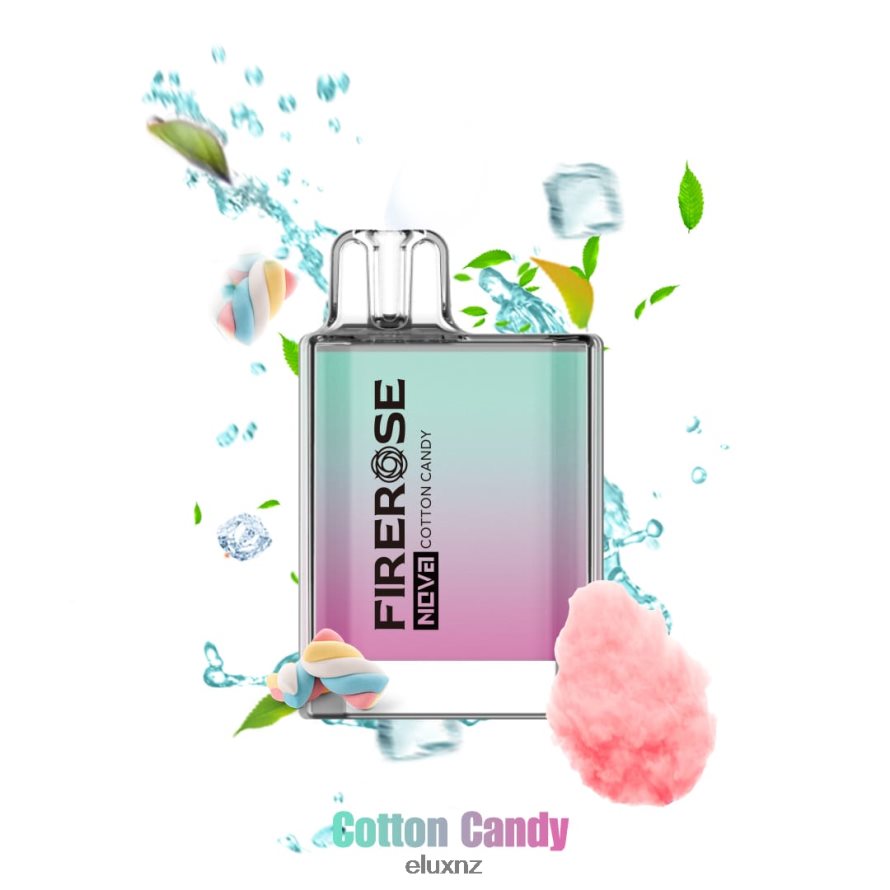 Elux Amazon - Elux Firerose Nova 600 Puffs Disposable Vape Cotton Candy TBNB8423