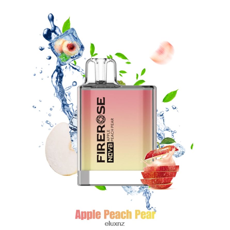 Elux Vape Price NZ - Elux Firerose Nova 600 Puffs Disposable Vape Apple Peach Pear TBNB8420