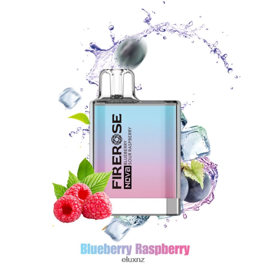 Elux Vape Review - Elux Firerose Nova 600 Puffs Disposable Vape Blueberry Sour Raspberry TBNB8422