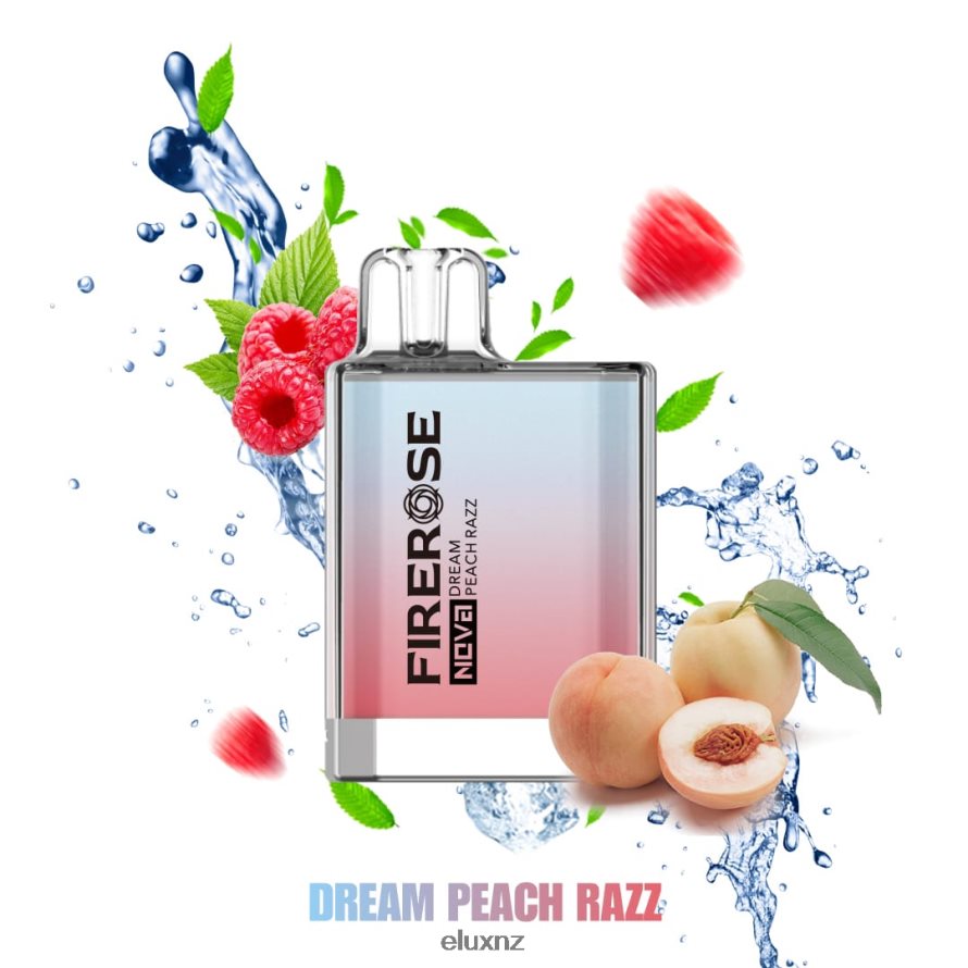 Elux Vape Review - Elux Firerose Nova 600 Puffs Disposable Vape Dream Peach Razz TBNB84112