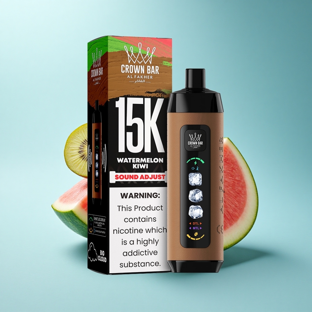 Al Fakher 15K Ice Adjust Clouds 22ML 850mAh Mesh Disposable Watermelon Kiwi