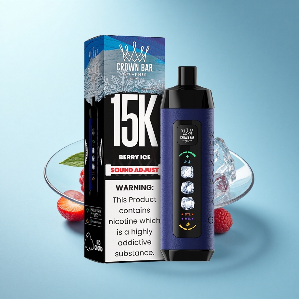 Al Fakher 15K Ice Adjust Clouds 22mL 850mAh Mesh Disposable Berry Ice