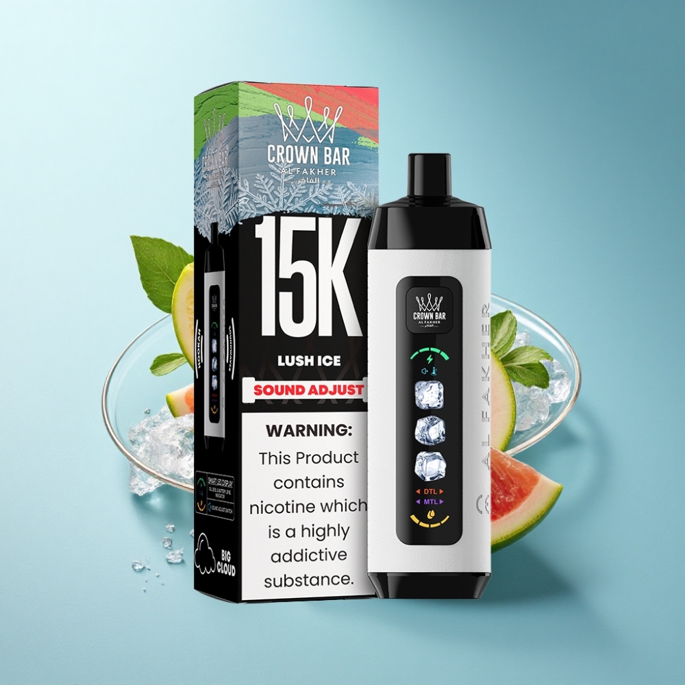 Al Fakher 15K Ice Adjust Clouds Disposable 22mL 850mAh Mesh Lush Ice