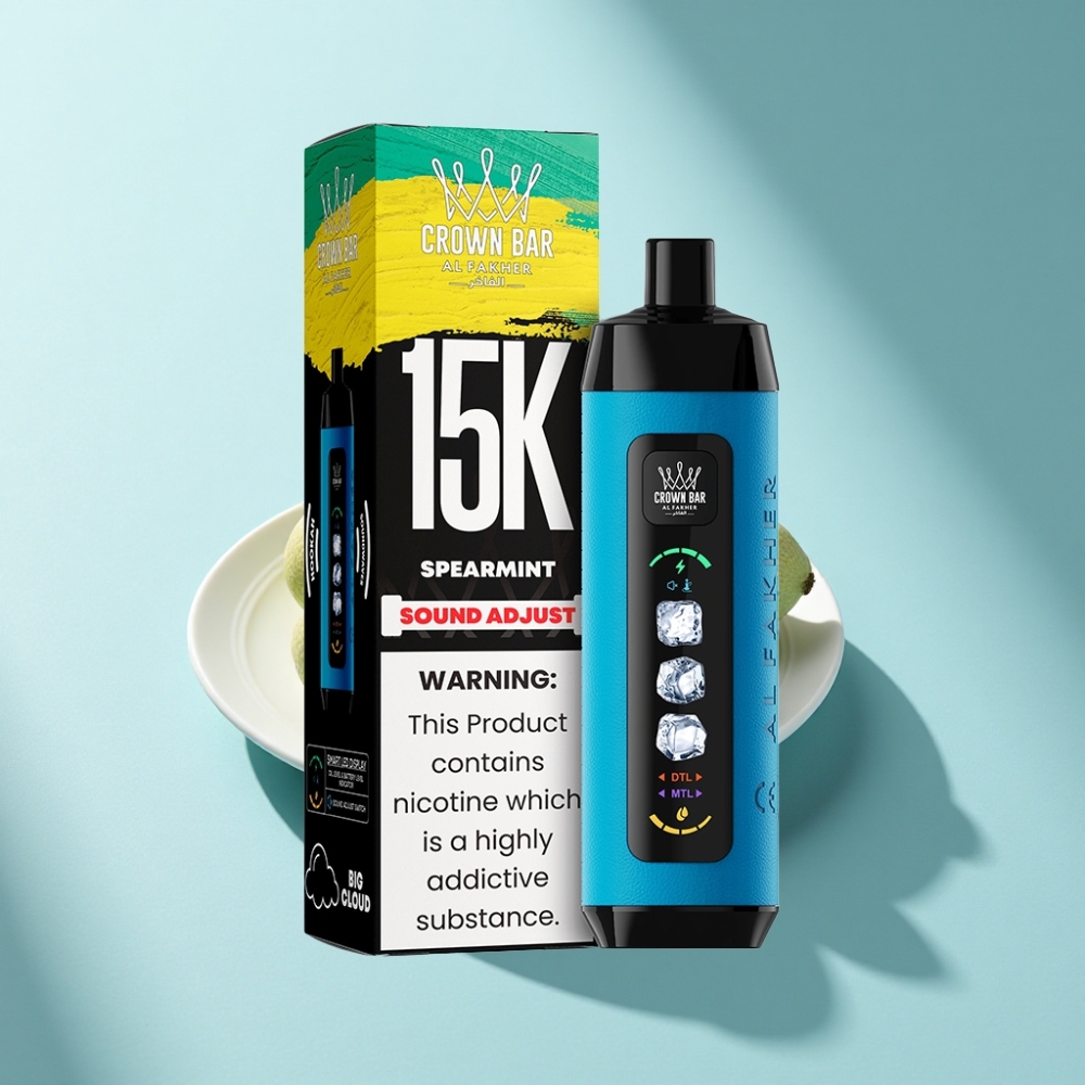 Al Fakher 15k Ice Adjust Clouds 22ml Mesh Disposable – Spearmint