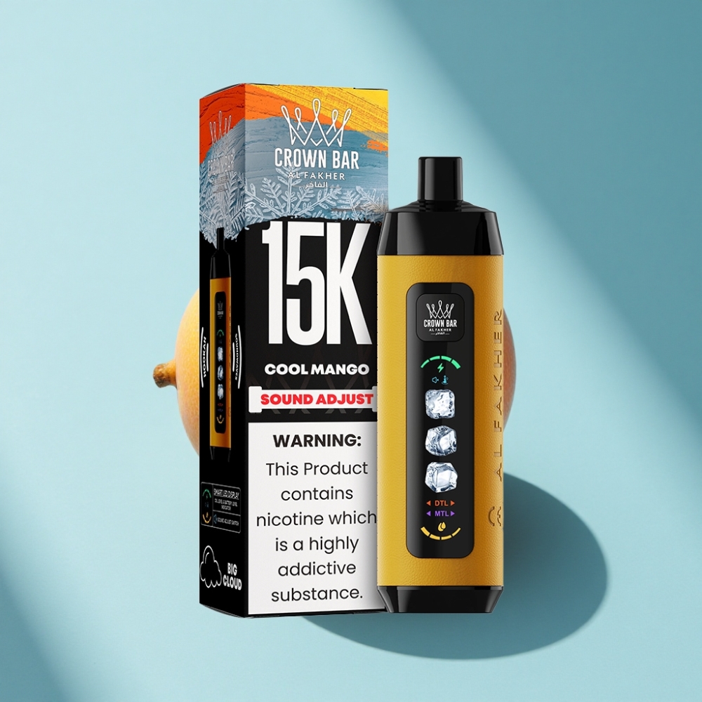 Al Fakher 15k Ice Adjust Clouds Disposable 22ml Cool Mango 15000 Puffs