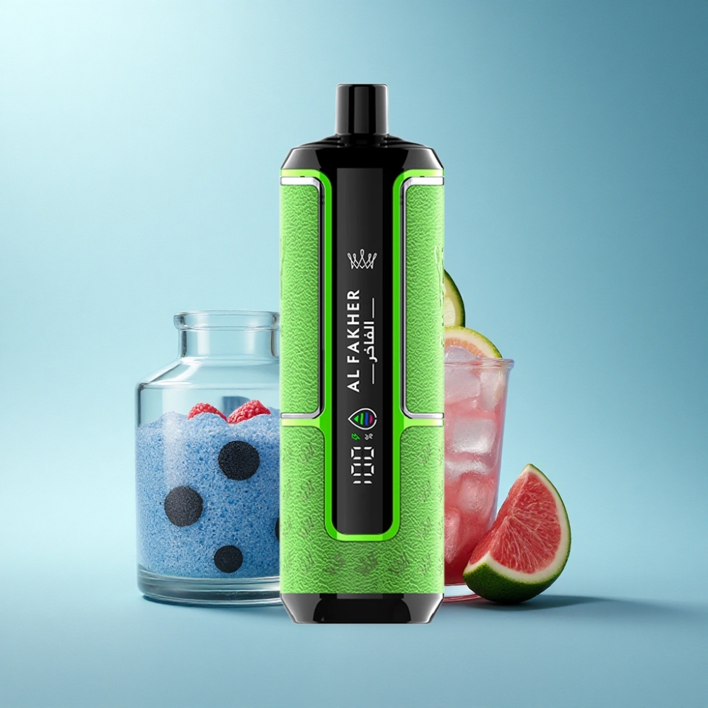 Al Fakher Crown Bar 15K Hypermax 22ml 600mAh DTL Blue Razz Lemonade Disposable Vape