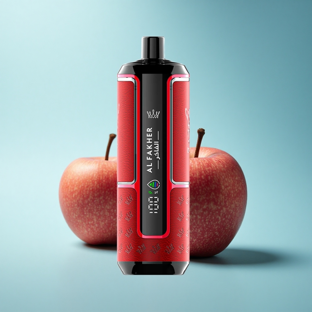 Al Fakher Crown Bar 15K Hypermax 22ml 600mAh Two Apple Disposable Vape Kit