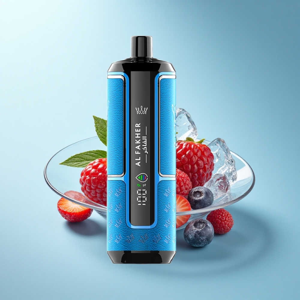 Al Fakher Crown Bar 15K Hypermax 22ml DTL Berry Ice Disposable Vape