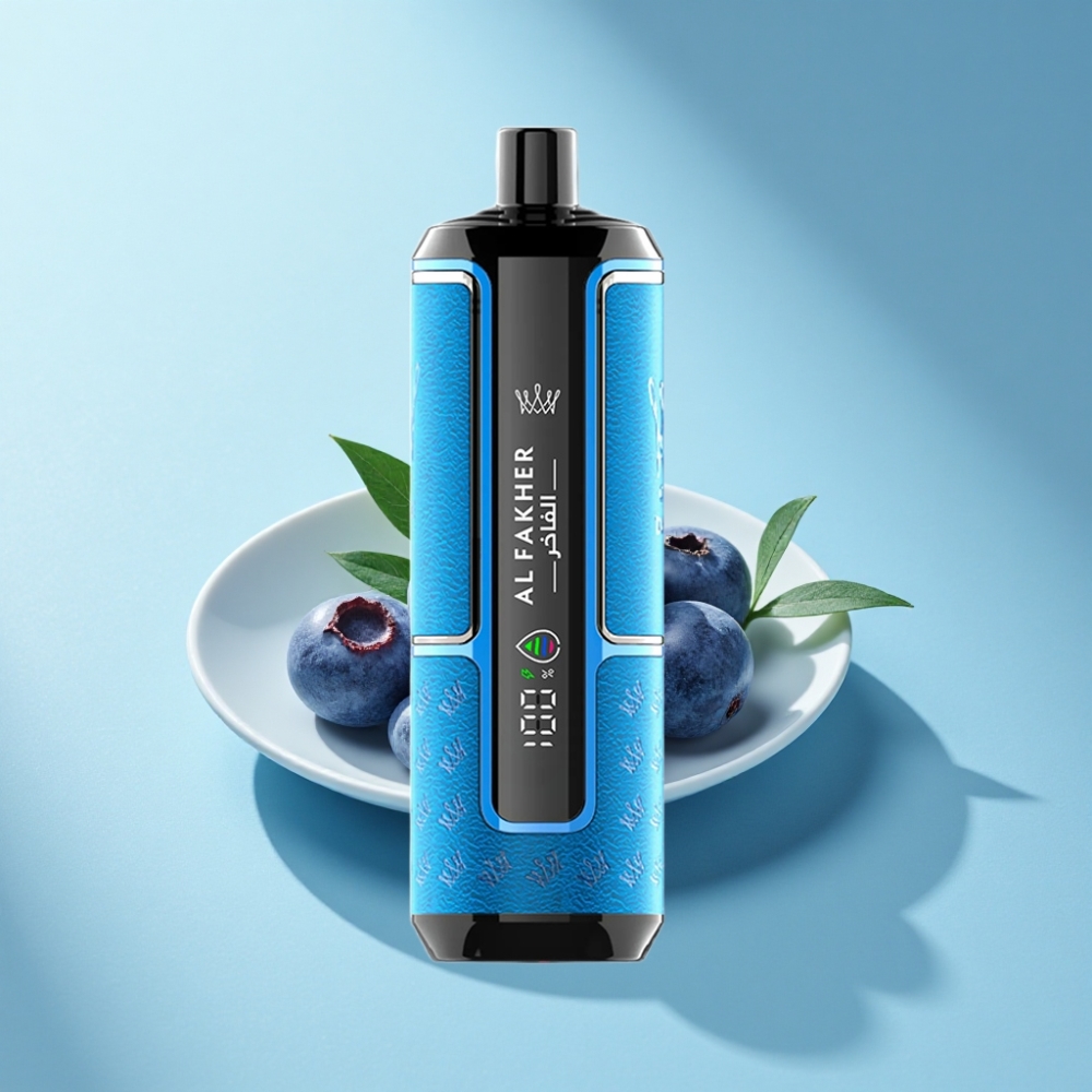Al Fakher Crown Bar 15K Hypermax 22ml DTL Blueberry Gum Disposable Vape