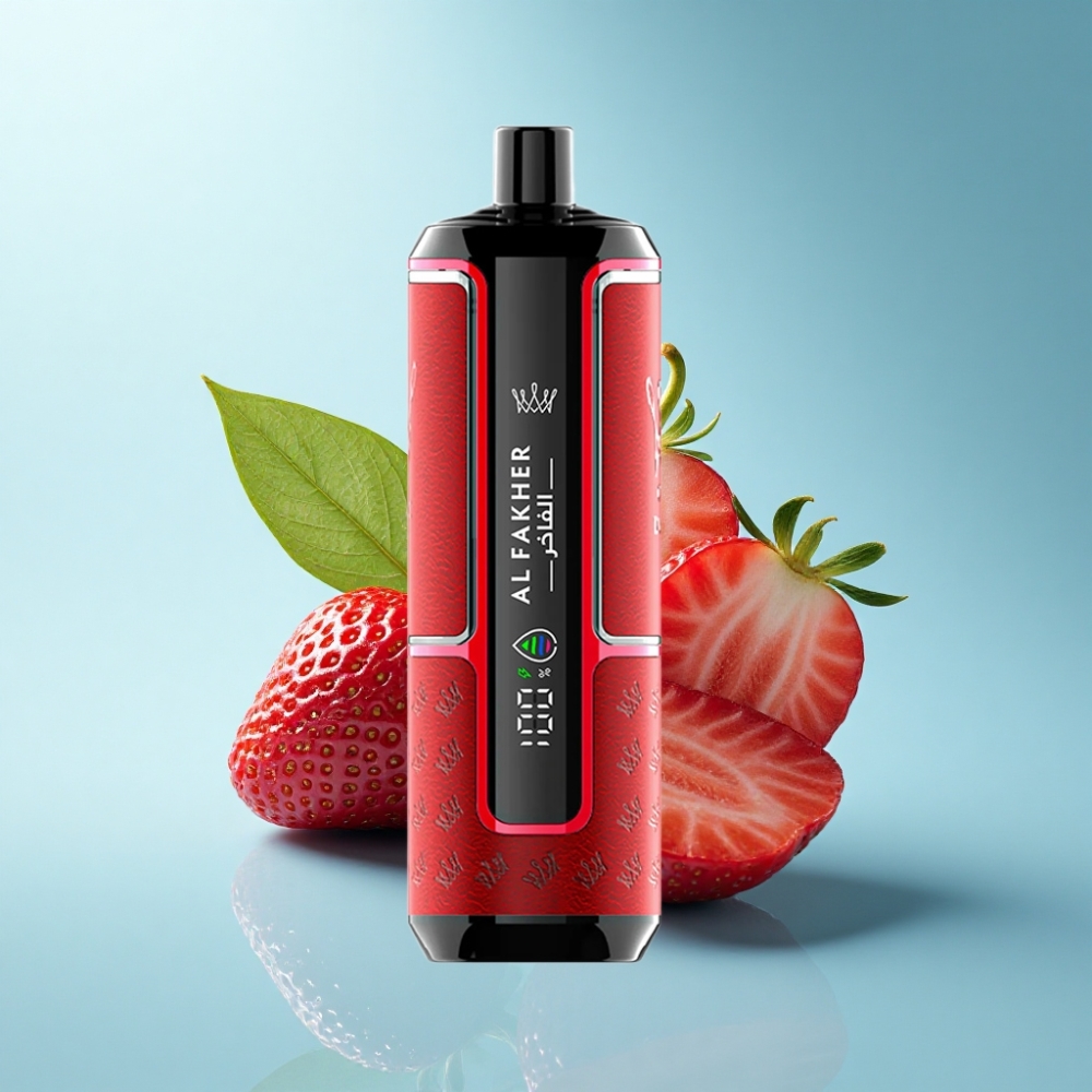 Al Fakher Crown Bar 15K Hypermax 22ml Strawberry Punch Disposable Vape