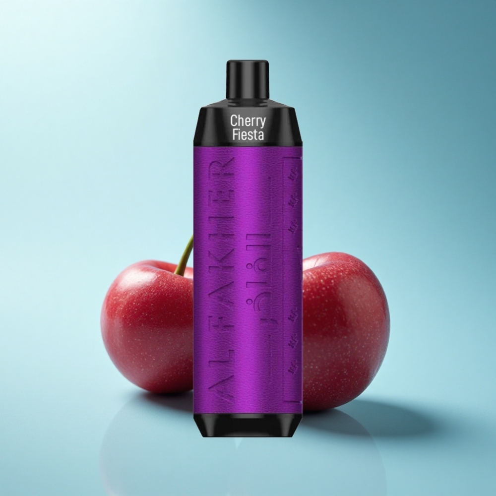 Al Fakher Crown Bar 8000 Crystal Cherry Fiesta Disposable Vape 18mL 5mg