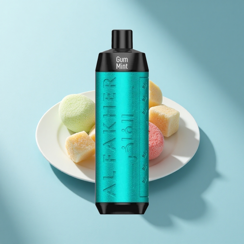 Al Fakher Crown Bar 8000 Crystal Disposable Vape 18ml Gum Mint USB-C