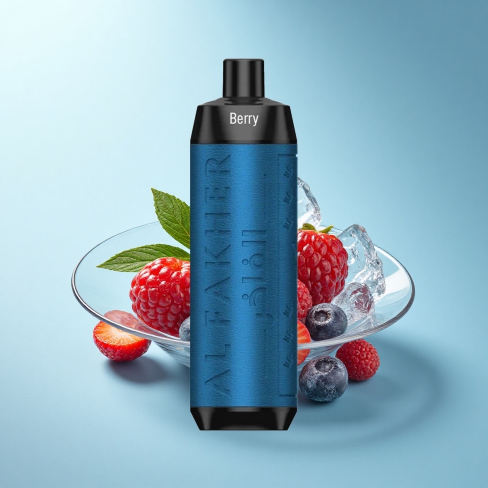 Al Fakher Crown Bar 8000 Crystal Disposable Vape Berry Ice 18mL 5mg