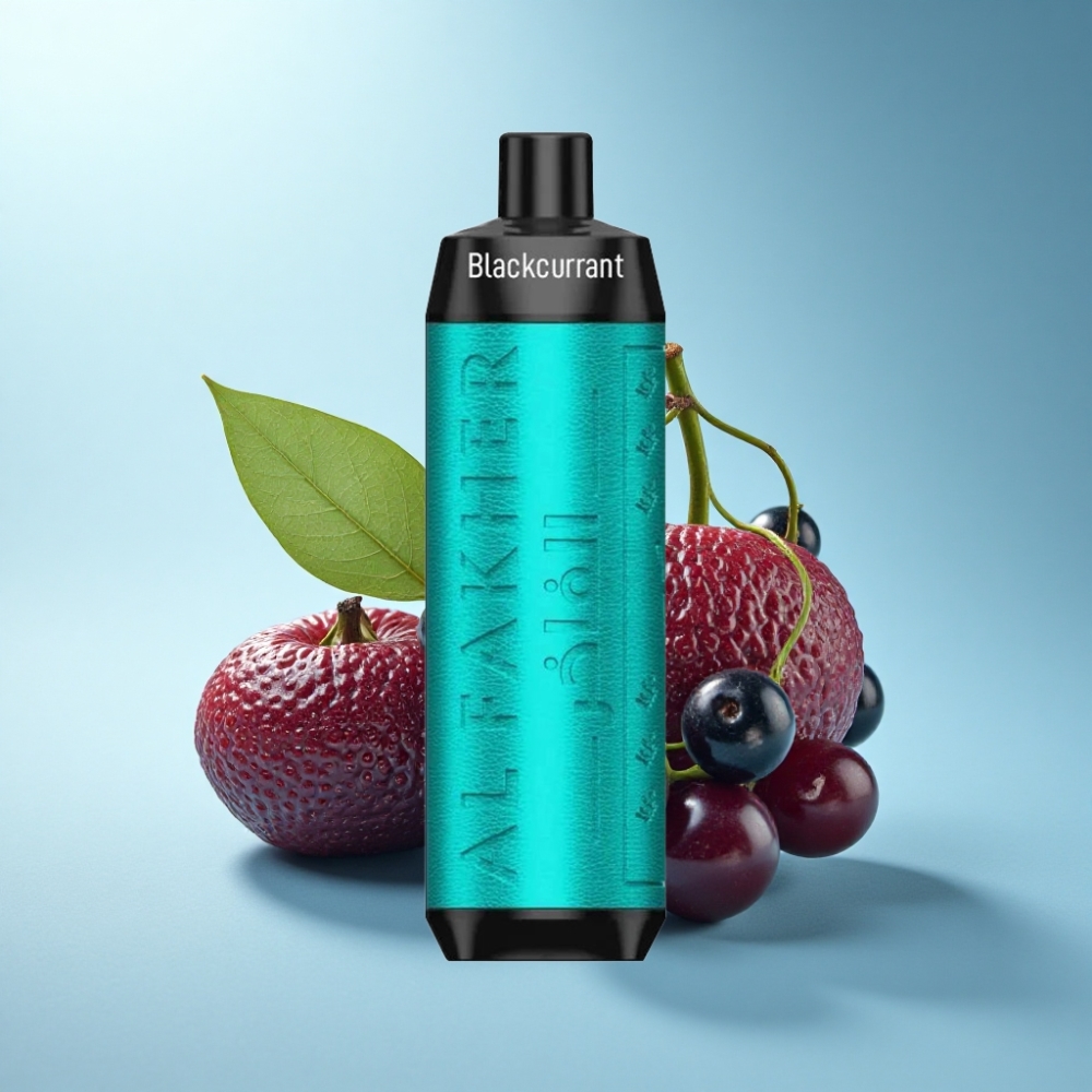 Al Fakher Crown Bar 8000 Crystal Disposable Vape Black Currant Ice 18mL 5mg 600mAh