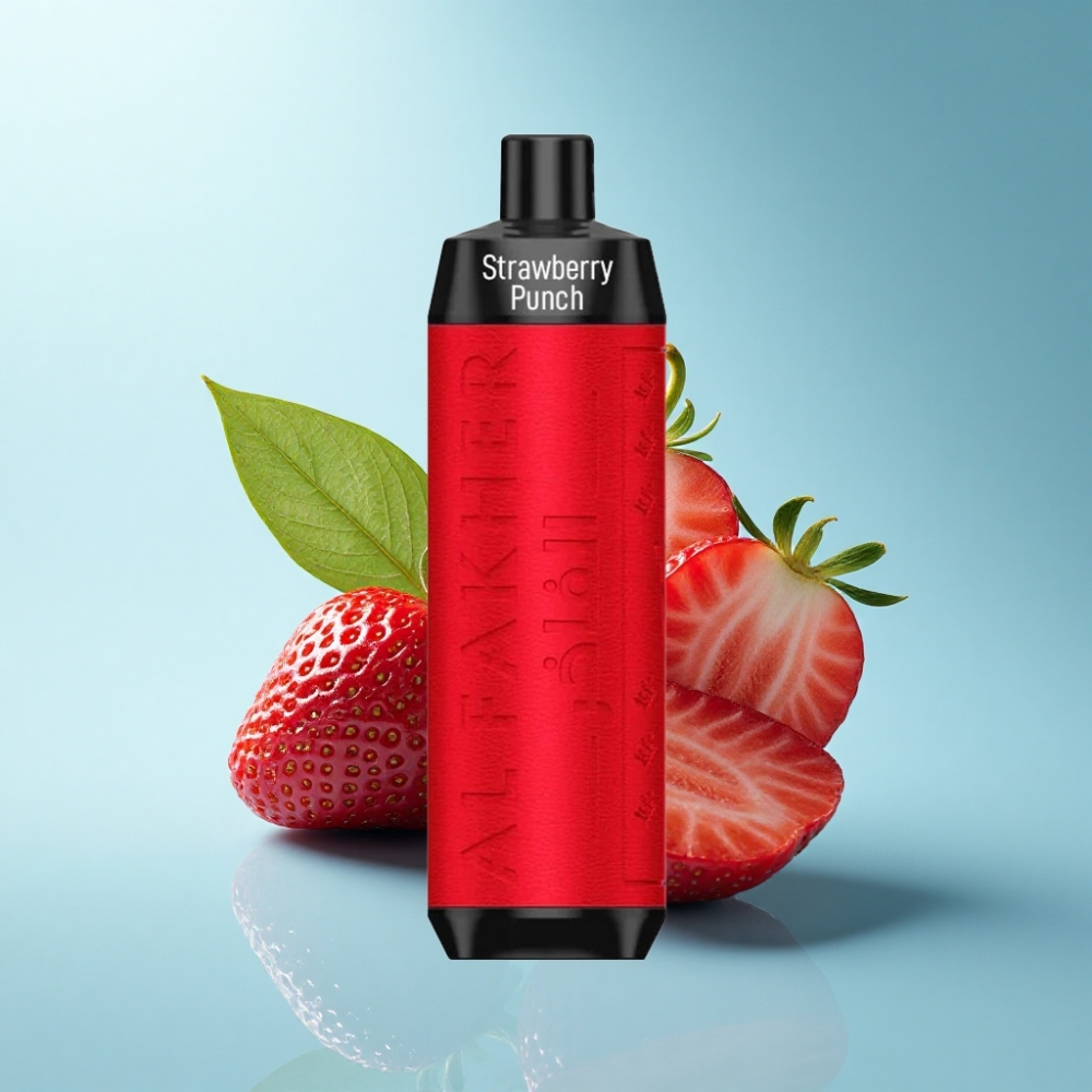 Al Fakher Crown Bar 8000 Crystal Strawberry Punch Disposable Vape – 18ml, 5mg, 600mAh