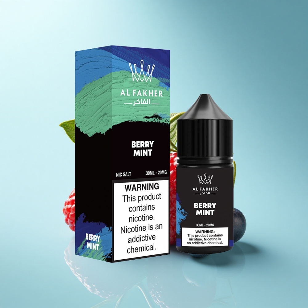 AL Fakher Nicotine Salt Berry Mint 20MG Pod E-Liquid 30ml