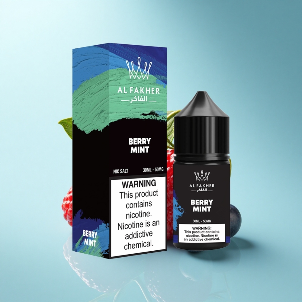 AL Fakher Nicotine Salt Berry Mint 50MG Pod E-Liquid 30ml