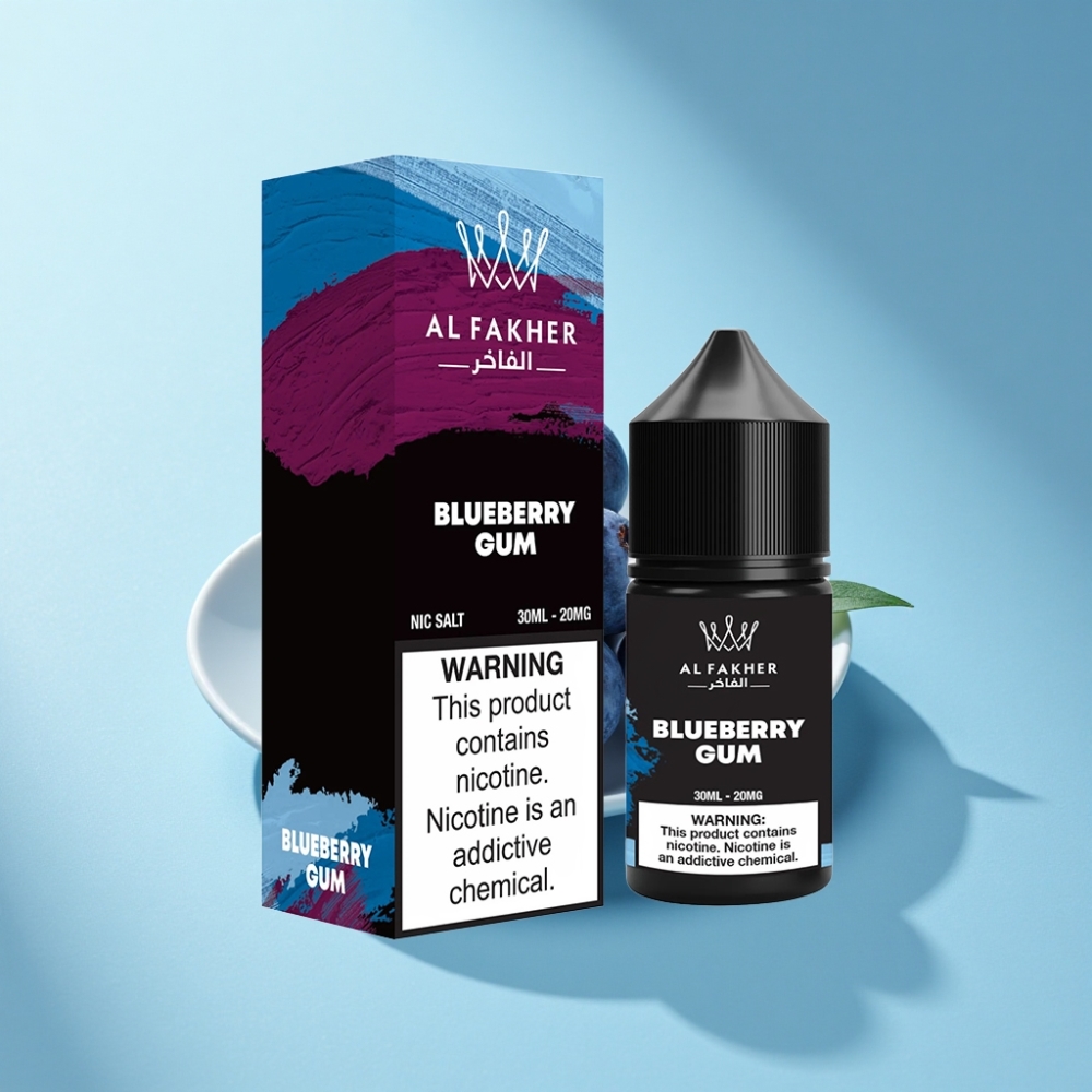 AL Fakher Nicotine Salt E-Liquid 30ml Blueberry Gum 20MG Pod Vape