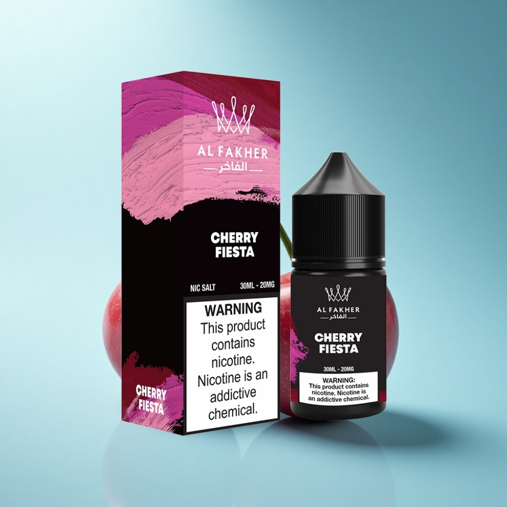 AL Fakher Nicotine Salt E-Liquid 30ml Cherry Fiesta 20MG Pod Vape Juice