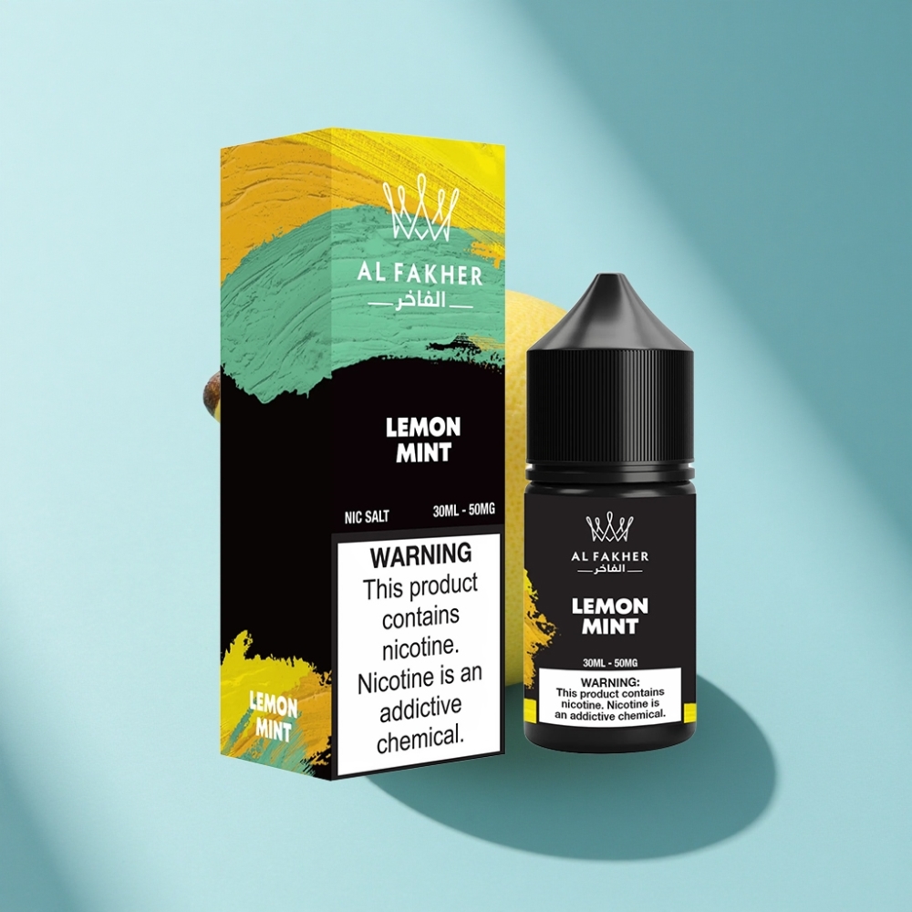 AL Fakher Nicotine Salt E-Liquid 30ml Lemon Mint 50MG Pod Vape Juice