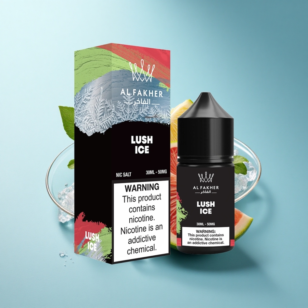 AL Fakher Nicotine Salt E-Liquid 50MG Lush Ice Pod Vape Juice 30ml