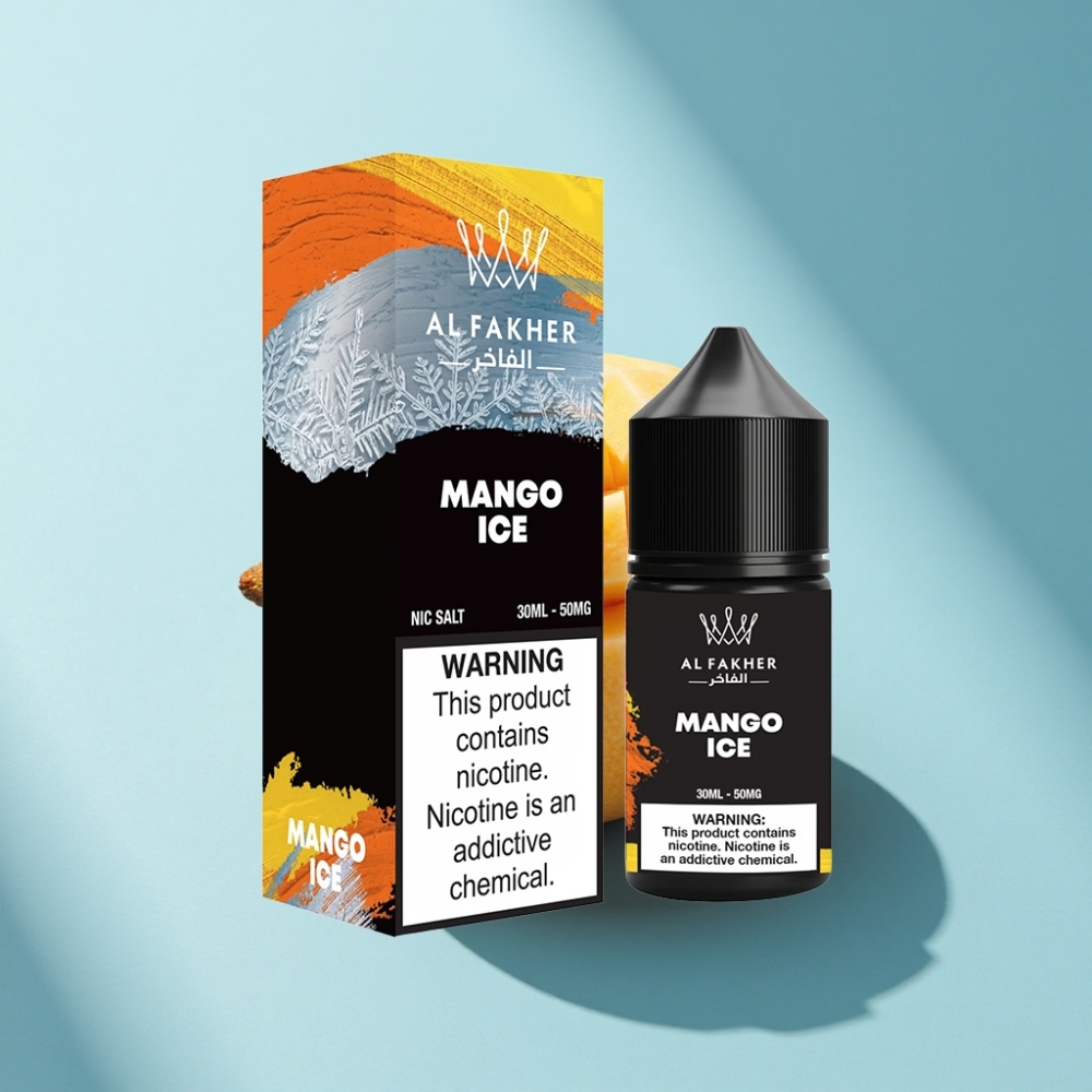 AL Fakher Nicotine Salt E-Liquid 50MG Mango Ice 30ml Pod Vape Juice
