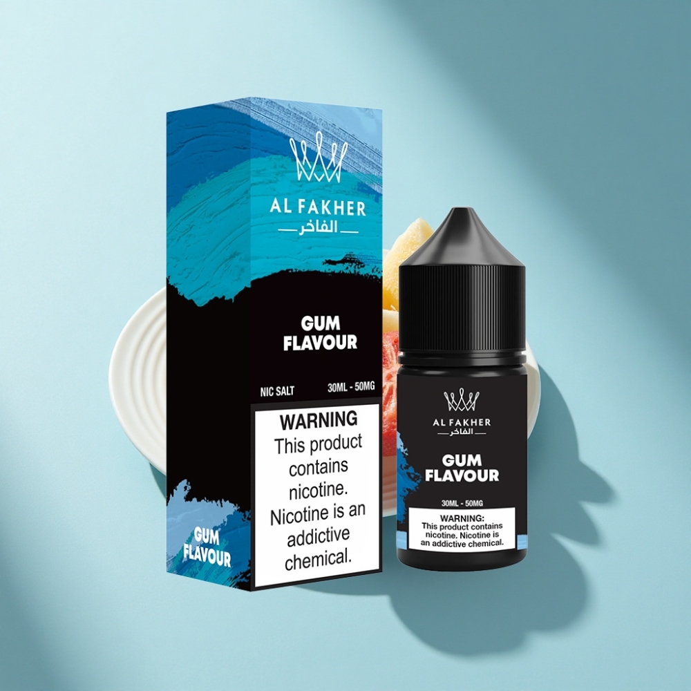 AL Fakher Nicotine Salt Gum Flavour 50MG 30ml Pod Vape Liquid