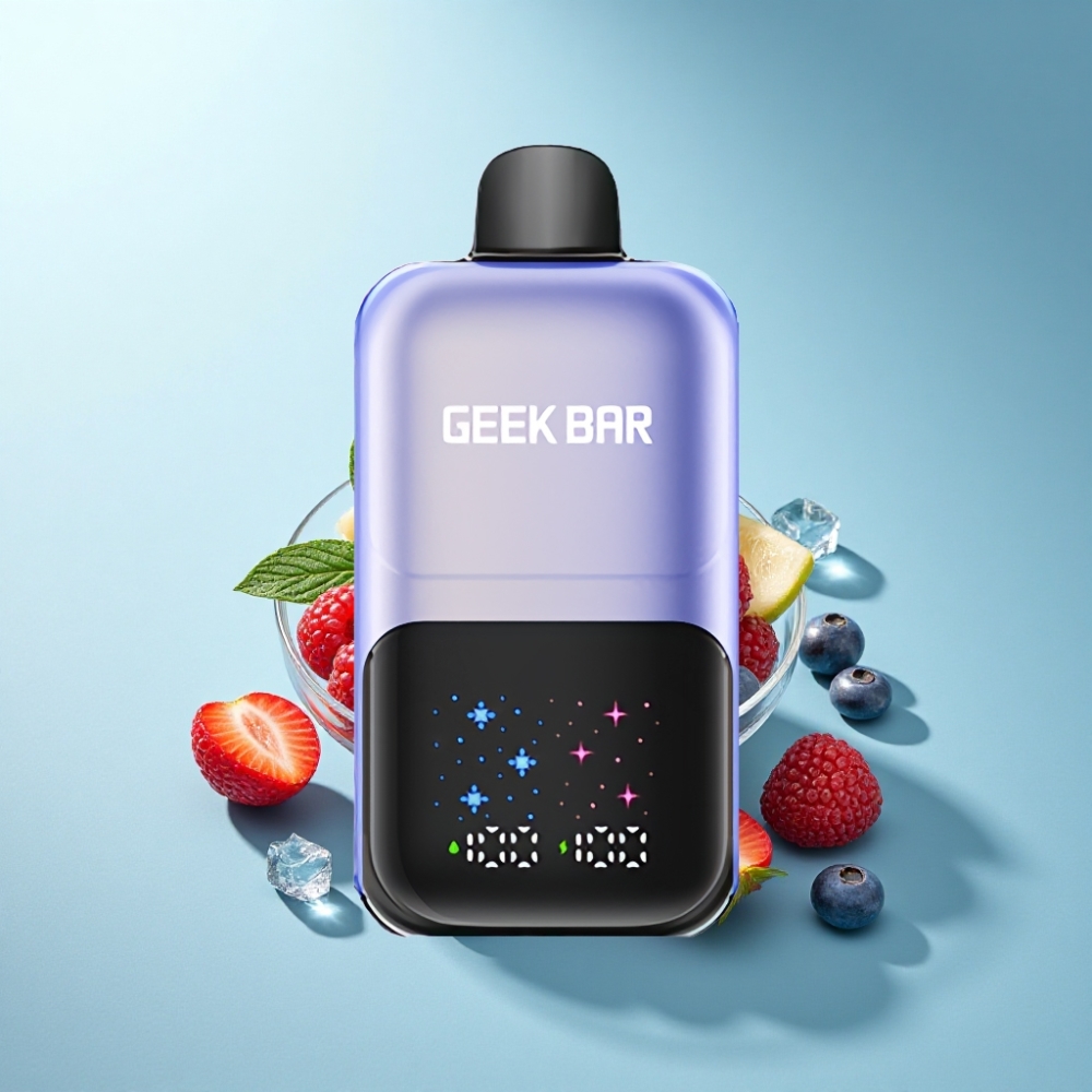 GEEK BAR 2GO 50000 Puffs 20mL Dual Tank Disposable Vape Mixed Berries Ice