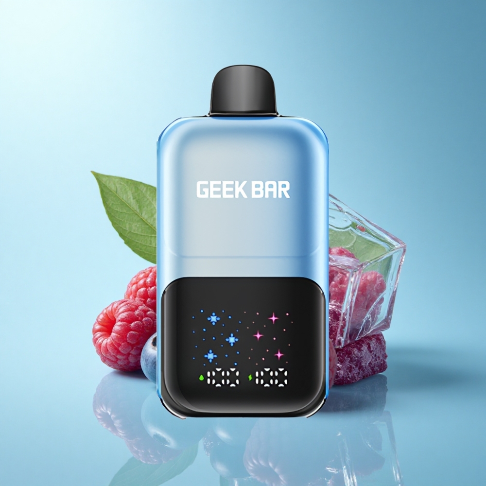 GEEK BAR 2GO 50000 Puffs Dual Tank 20mL Blueberry Raspberry Ice Disposable Vape