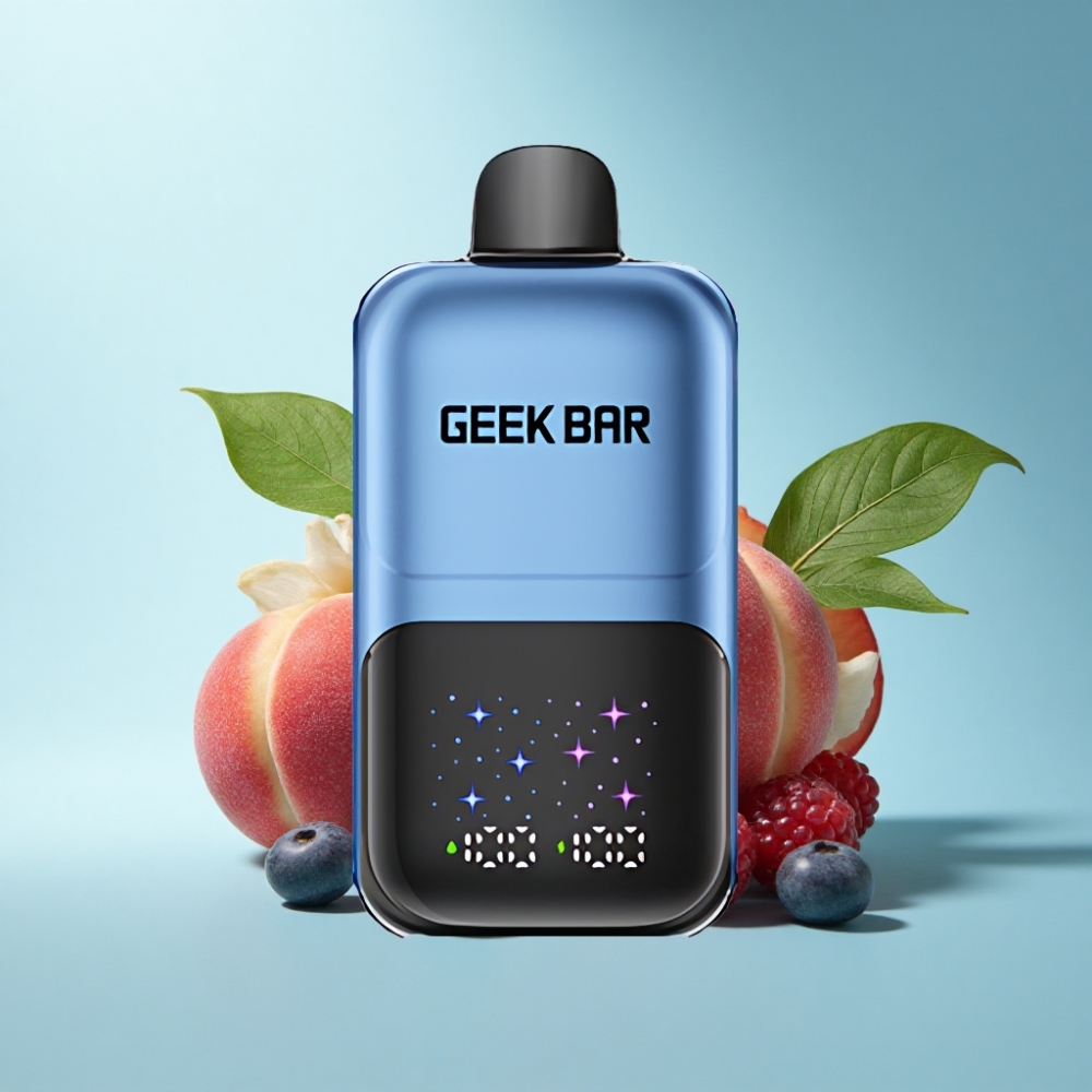GEEK BAR 2GO 50000 Puffs Dual Tank 20mL Peach & Berries Disposable Vape