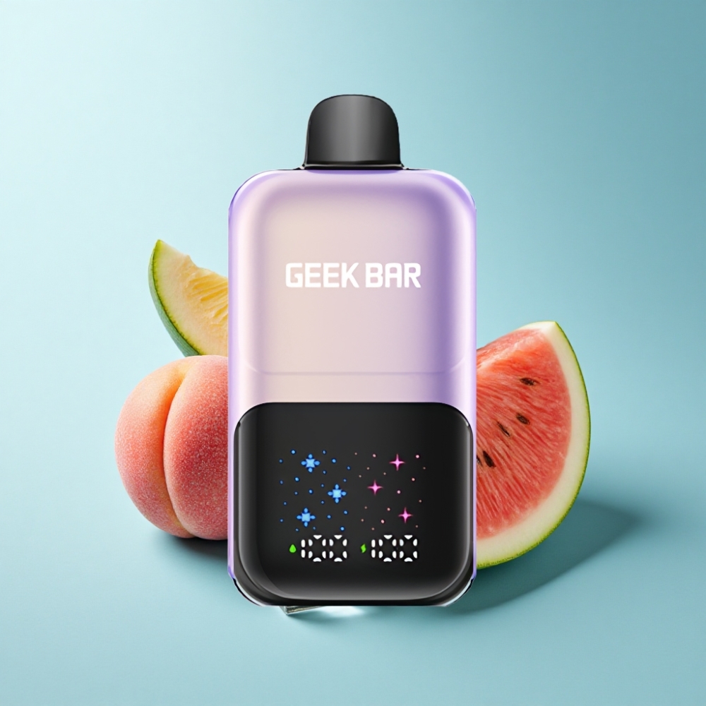 GEEK BAR 2GO 50000 Puffs Dual Tank 20mL Peach Mango Watermelon Ice Disposable Vape