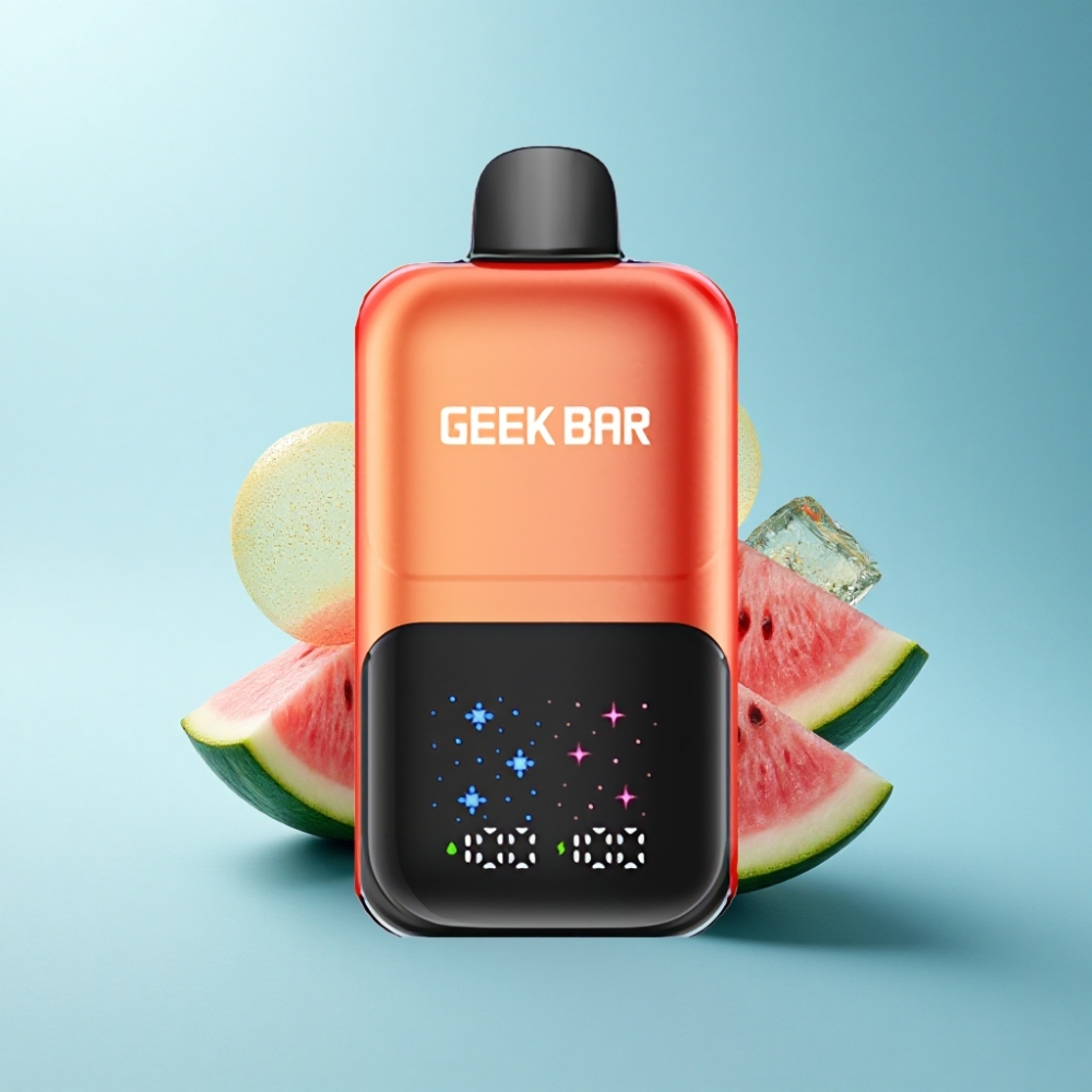 GEEK BAR 2GO 50000 Puffs Dual Tank 20mL Watermelon Bubble Gum Ice Disposable Vape Pen