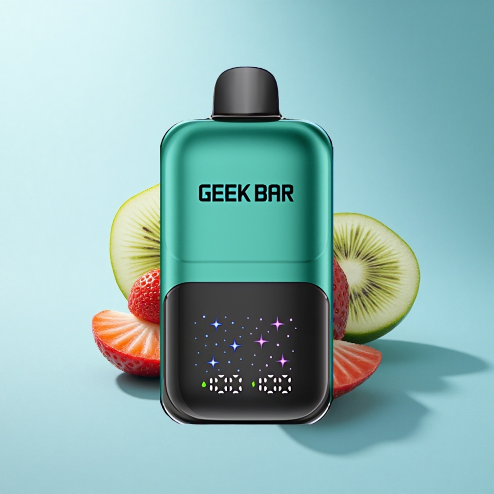 GEEK BAR 2GO 50000 Puffs Dual Tank Disposable Vape Pen Strawberry & Kiwi