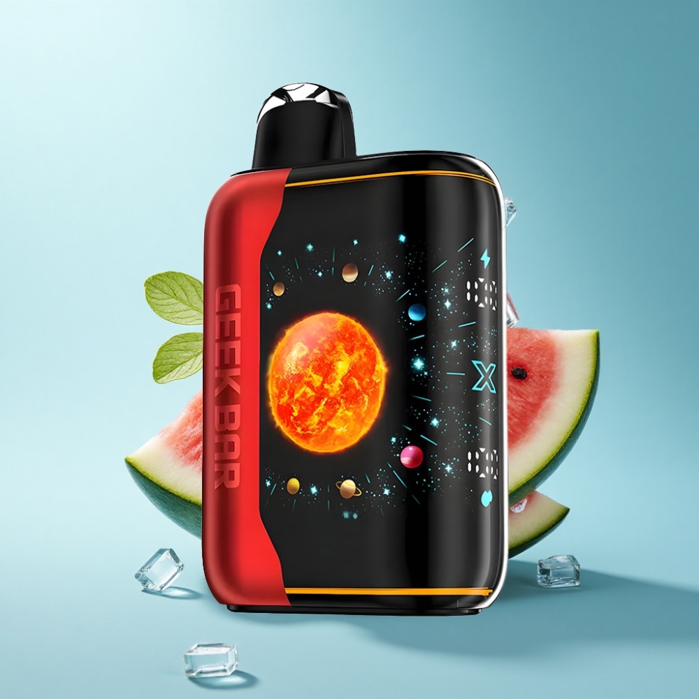GEEK BAR Platinum 25000 Puffs Watermelon Ice Disposable Vape with Pulse Mode & USB-C