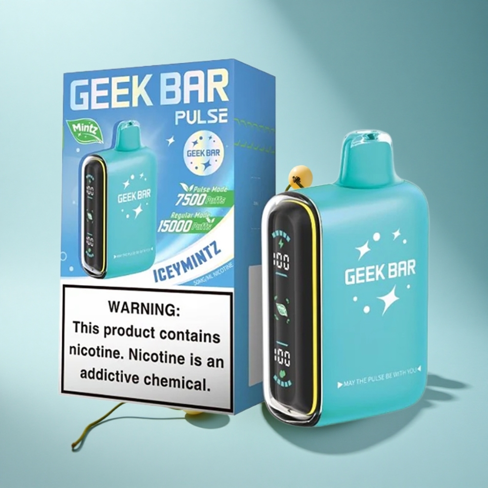 Geek Bar Pulse 15000 Puffs 16ML 5% Mintz Edition Disposable Vape