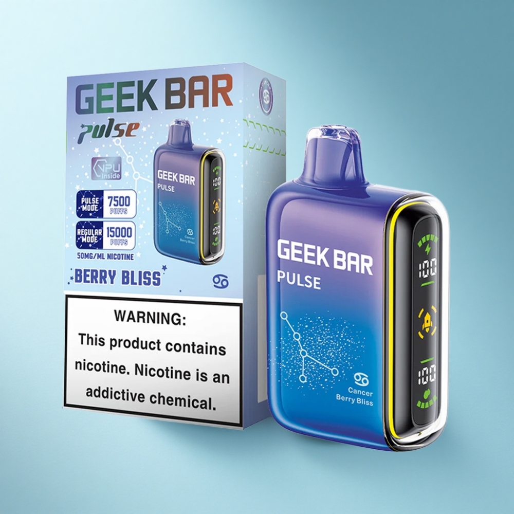 Geek Bar Pulse 15000 Puffs 16ML 5% USB-C Disposable Vape Zodiac Edition
