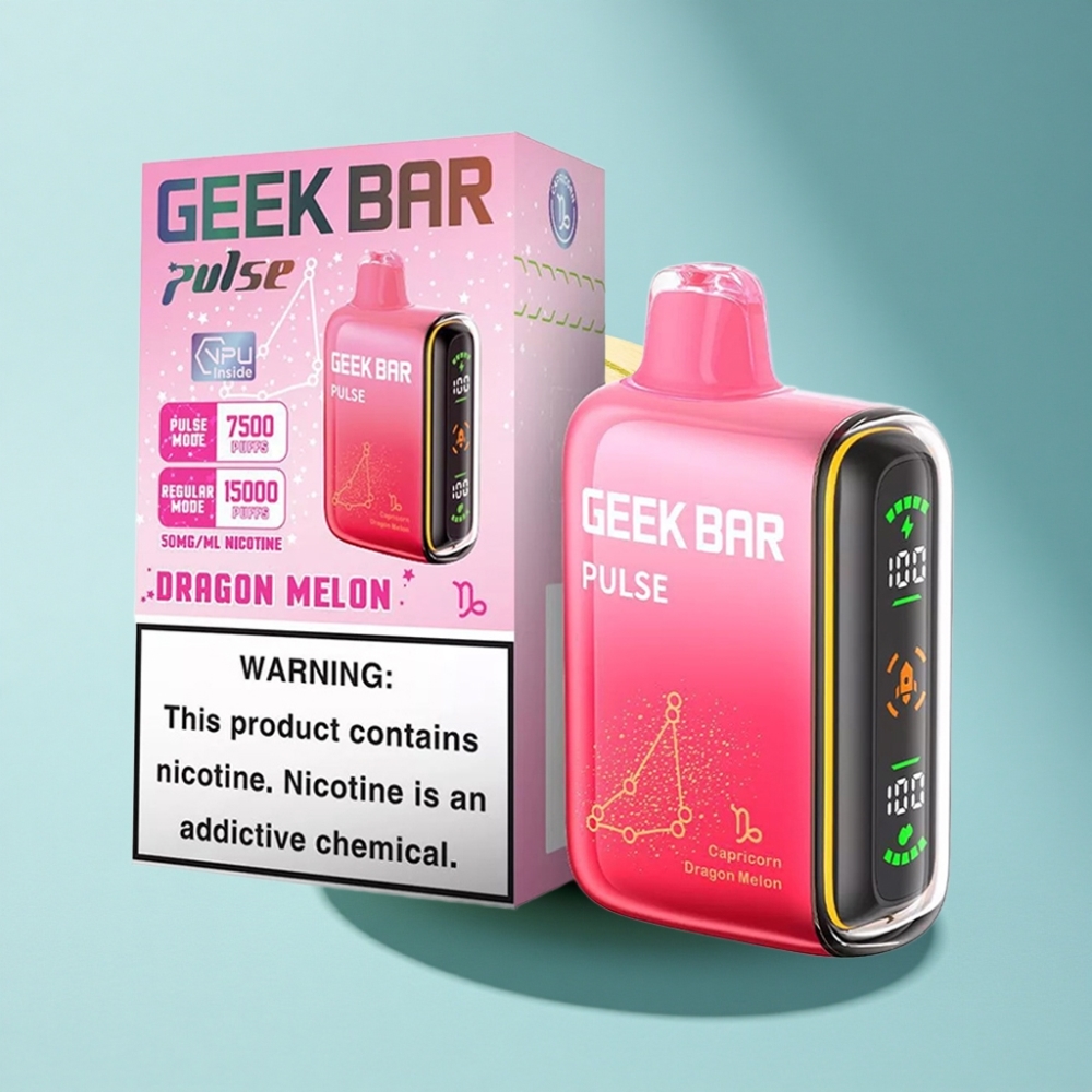 Geek Bar Pulse 15000 Puffs 16ML 5% USB-C Disposable Vape Zodiac Edition