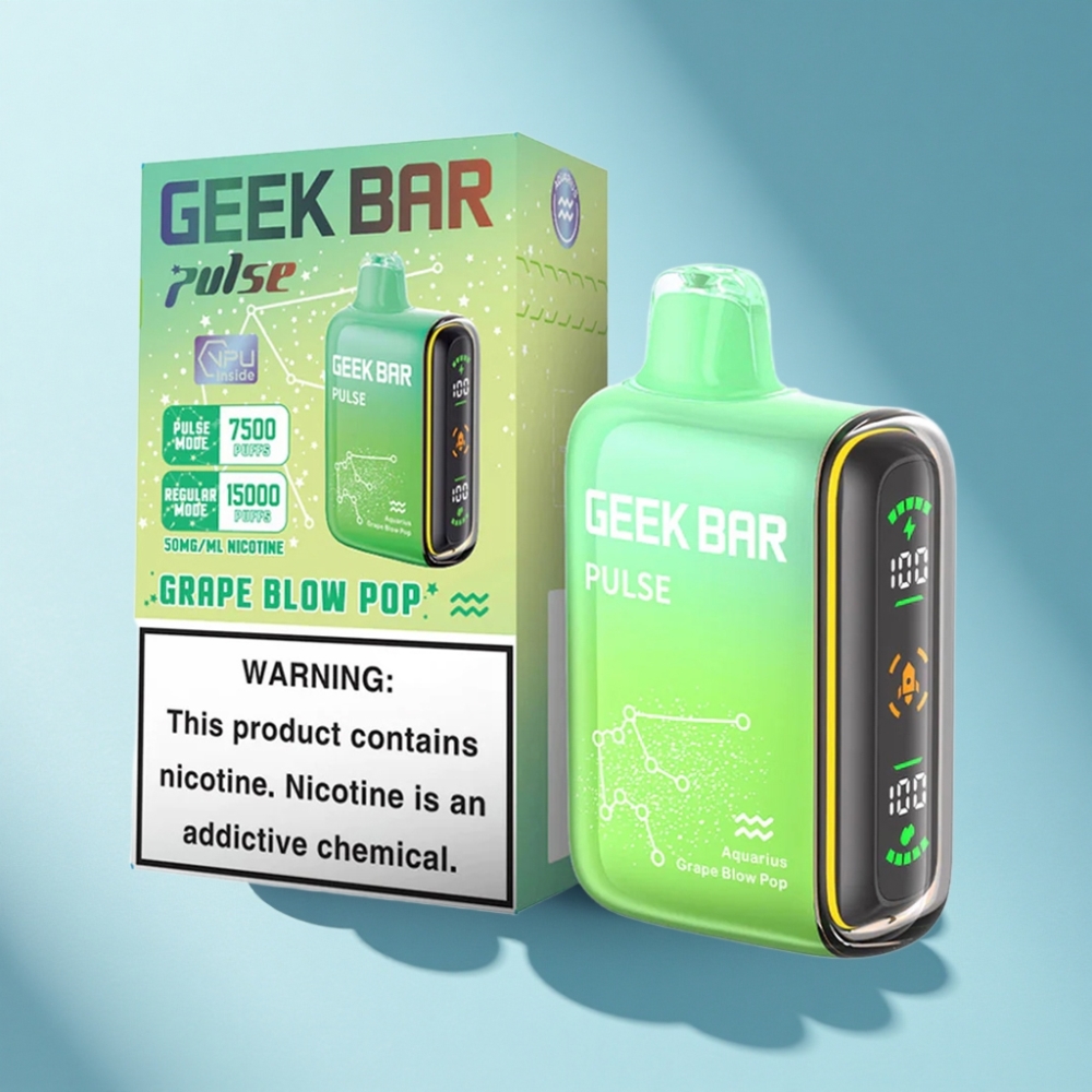 Geek Bar Pulse 15000 Puffs 16ML 5% USB-C Disposable Vape Zodiac Edition