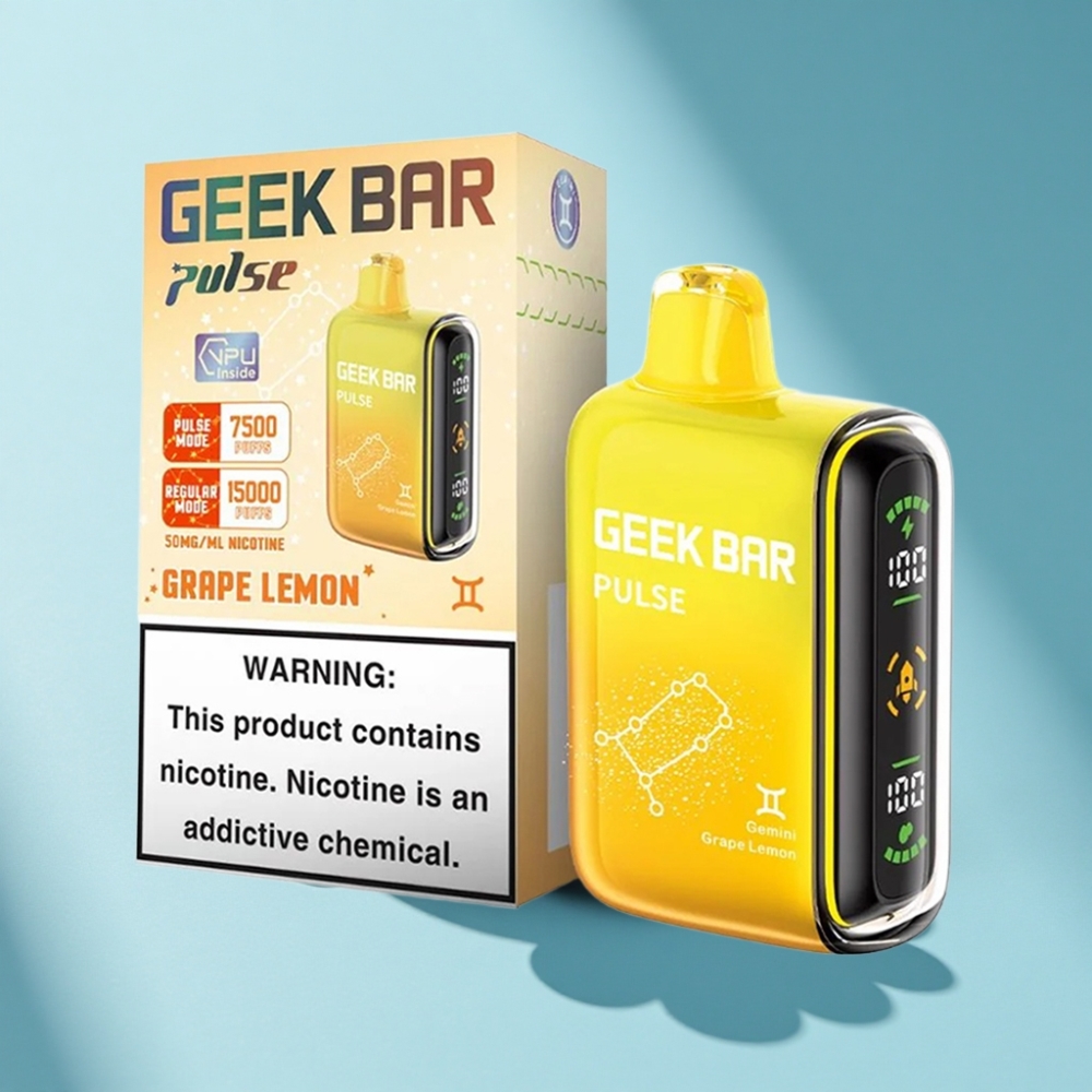 Geek Bar Pulse 15000 Puffs 16ML 5% USB-C Disposable Vape Zodiac Edition