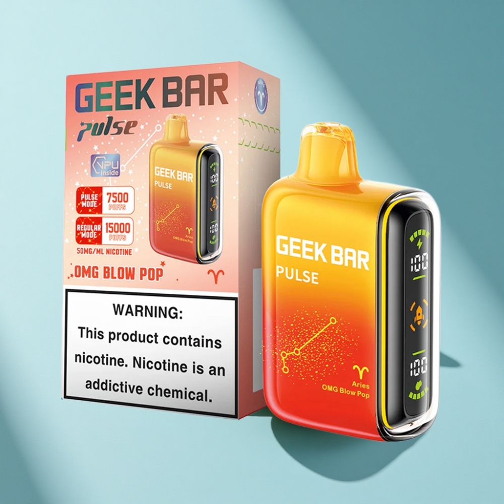 Geek Bar Pulse 15000 Puffs 16ML 5% USB-C Disposable Vape Zodiac Edition