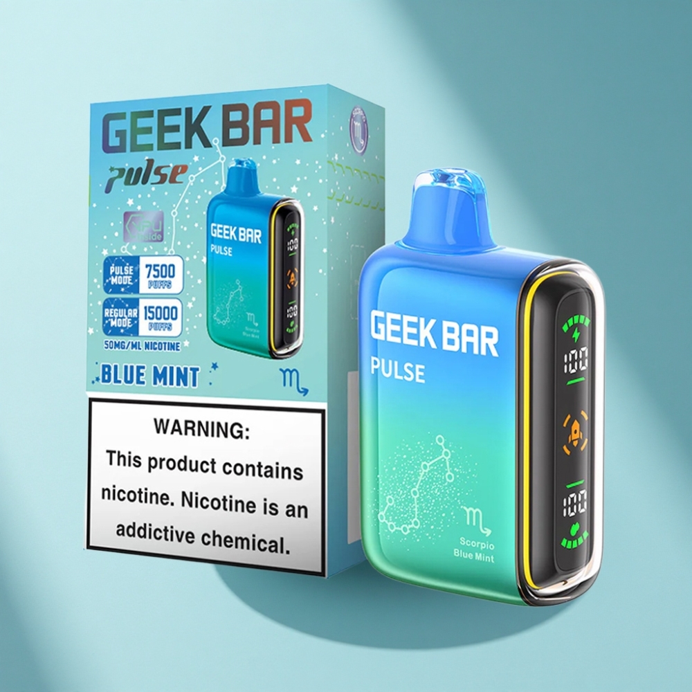 Geek Bar Pulse 15000 Puffs 16ML 5% USB-C Disposable Vape Zodiac Edition