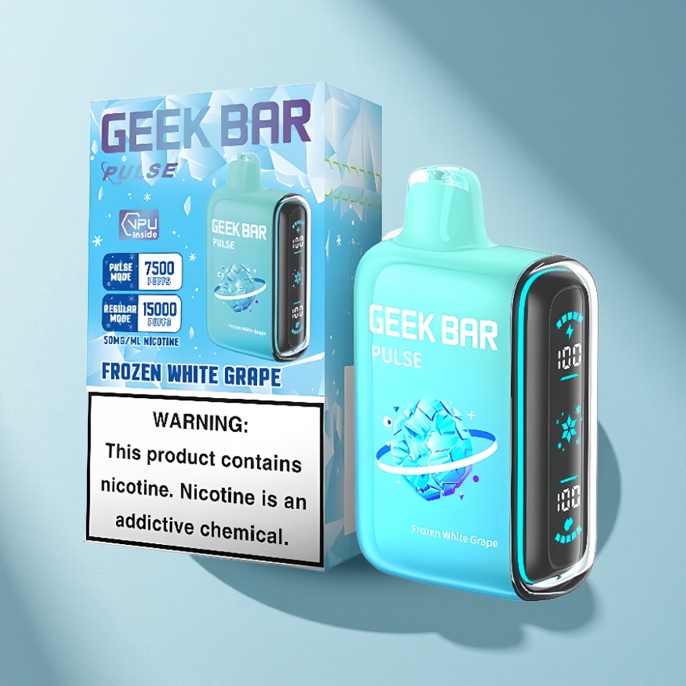 Geek Bar Pulse 15000 Puffs Frozen 16ML 5% USB-C Airflow Disposable Vape