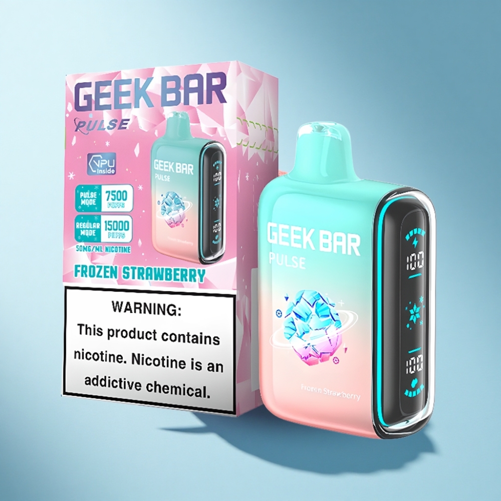 Geek Bar Pulse 15000 Puffs Frozen 16ML 5% USB-C Airflow Disposable Vape