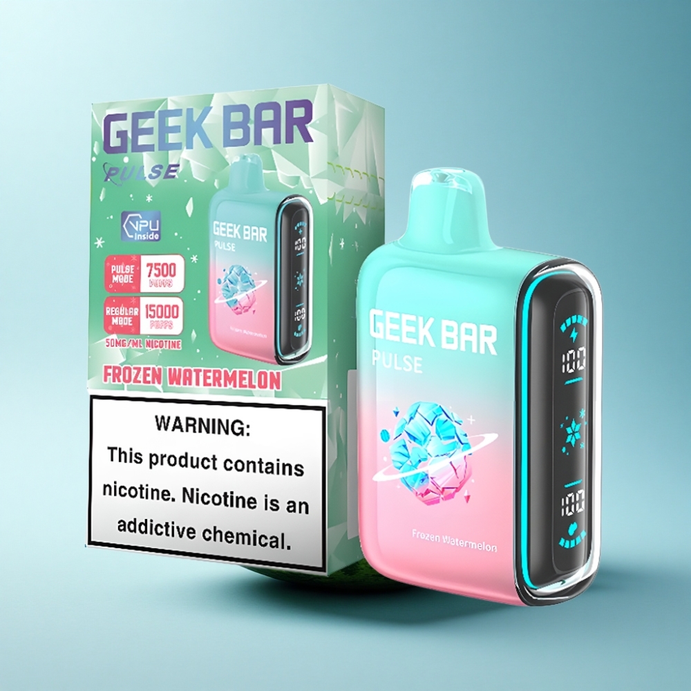 Geek Bar Pulse 15000 Puffs Frozen 16ML 5% USB-C Airflow Disposable Vape