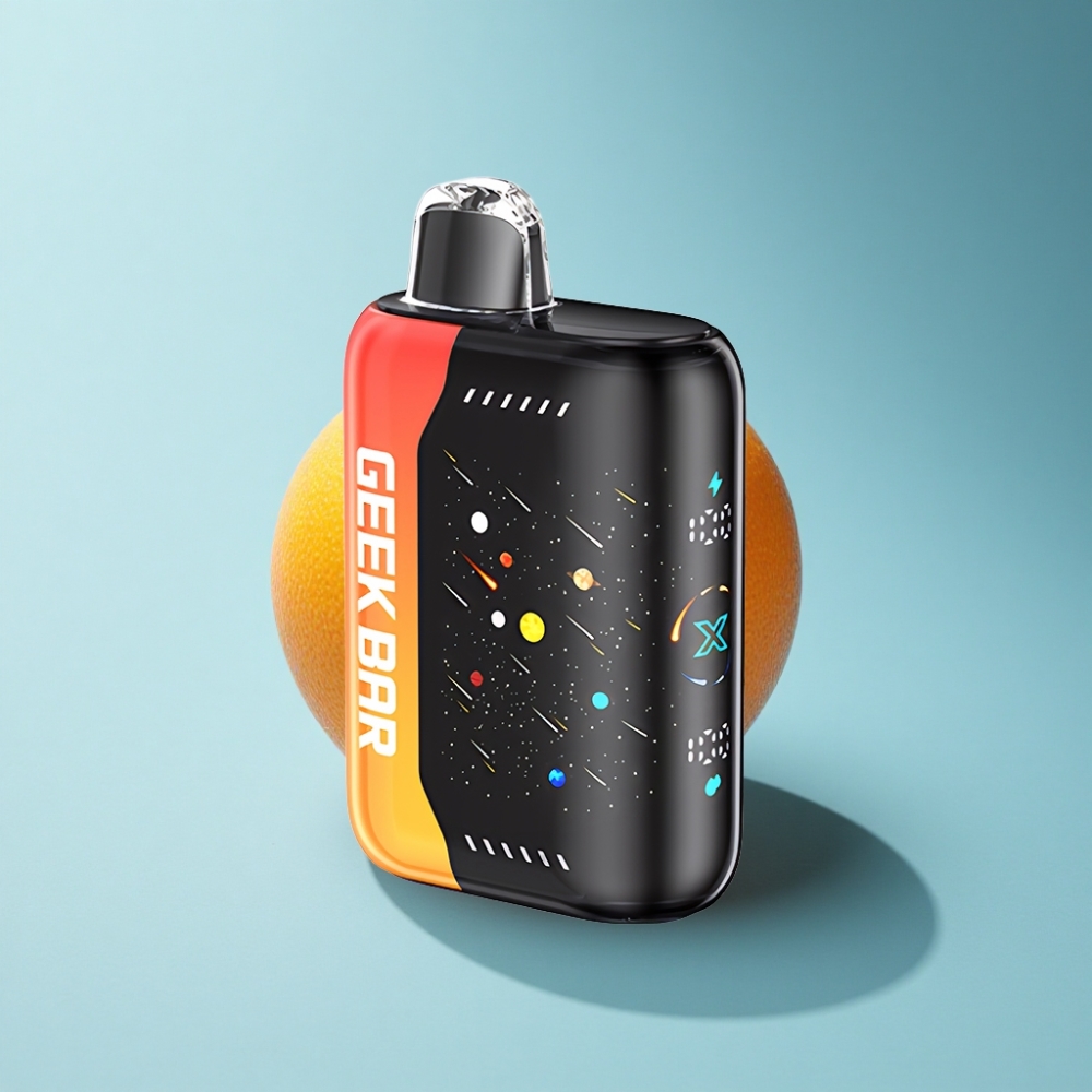 GEEK BAR Pulse X 42K Puffs Orange Dragon Dual Mesh Coil Meteor Edition
