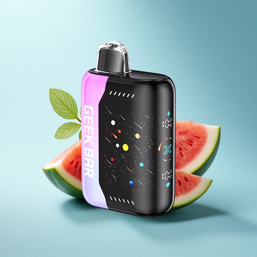 GEEK BAR Pulse X 42K Puffs Strawberry Watermelon Meteor Edition with Dual Mesh Coil & Fast-Charging