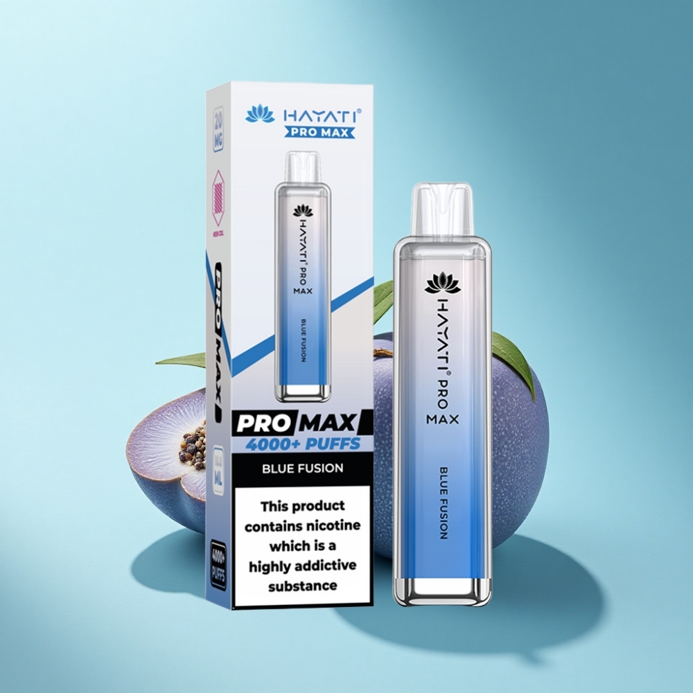 Hayati Pro Max 4000 Puffs Rechargeable Disposable Vape Blue Fusion