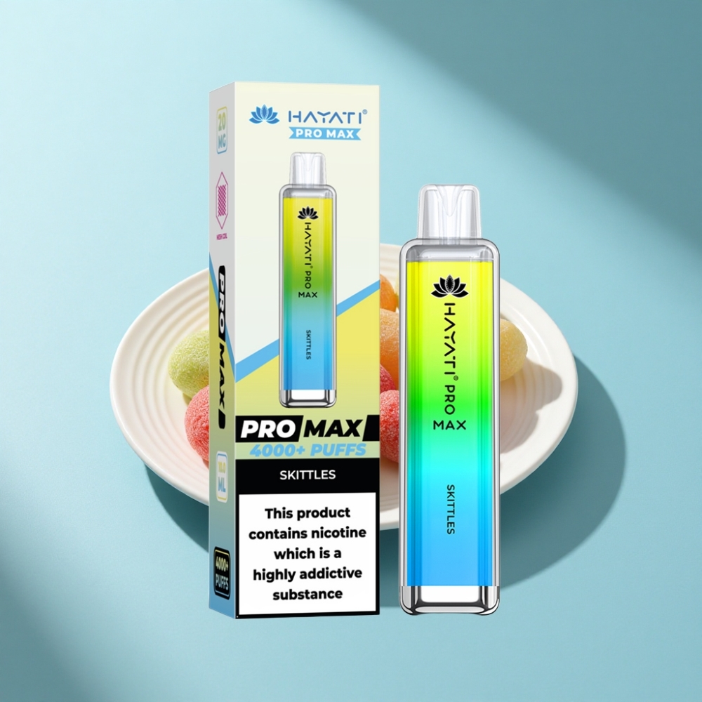 Hayati Pro Max 4000 Puffs Skittles Rechargeable Disposable Vape
